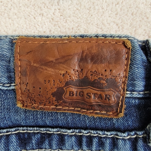 Big Star Sydney Boyfriend Coast Cowgirl Mid Rise Denim Blue Jeans Sz 29 - Picture 11 of 16